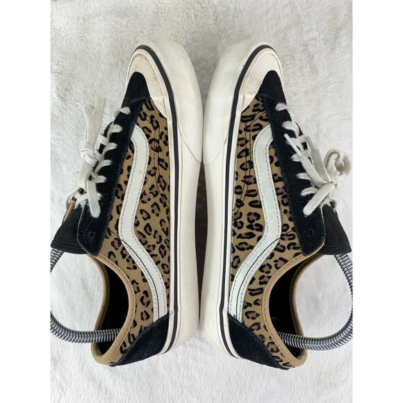 Vans Decon UltraCush Leopard Cheetah Suede Shoes Women’s Size 8.5 - Picture 4 of 8